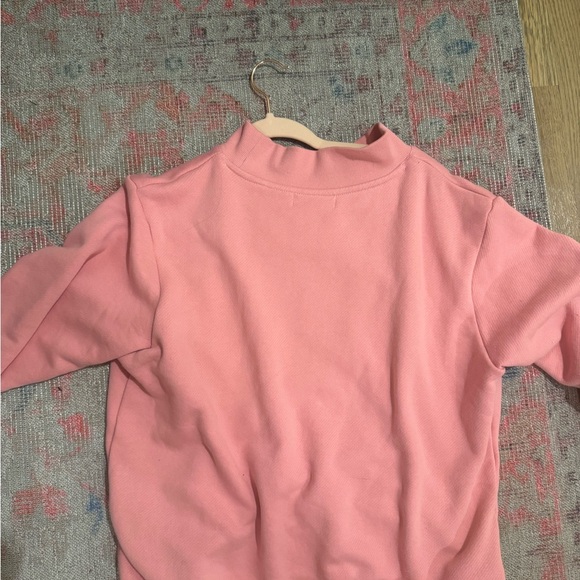 Parke summer drop pink/yellow S/M mock neck - Picture 2 of 2